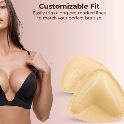 Reuseable Adhesive Strapless Bra - Pack of 2